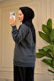 9097 - 2-Yarn Denim Paneled Casual Chic Women's Tunic - 4