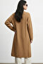 Gerp Soft Textured Comfortable Fit Low Long Sleeve Knitwear Women's Cardigan & Jacket & Hijab Cardigan - Camel - 5