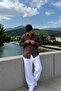 Men's Breathable Oversize Modal Shirt Dark Brown - 2