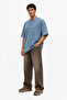 Men's Far from Basic Washable Oversize T-Shirt Baby Blue - 5