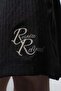 Men's Relined Written Regular Fit T-Shirt Shorts Set Black - 5