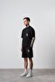 Men's Far from Basic Printed Regular Fit T-Shirt Shorts Set Black - 2