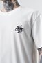 Men's Not Today Written T-Shirt Pants Set Ecru - 4