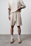 Men's Route 07 Arma Detailed Shorts Beige