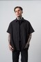 Men's Elementals Embroidered Oversize Shirt Black - 3
