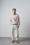Men's Embroidery Detailed Striped Long Sleeve Oversized Shirt Pink - 7