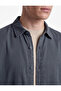 Regular Fit Long Sleeve Classic Collar Buttoned Shirt - 4