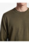 Long Sleeve Crew Neck Basic Knitwear Sweater - 4