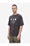 Washable Cotton Short Sleeve Crew Neck Printed Oversize T-Shirt - 2