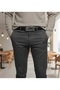 Men's Black Leather Automatic Buckle Belt Without Holes (Width 3.5 cm) - 5