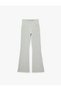 High Waist Slim Fit Cotton Spanish Leg Sports Leggings - 3