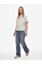 Regular Fit Cotton Asymmetrical Buttoned Poplin Short Sleeve Court Collar Checkered Shirt - 3