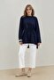 Nilda İnce Sweatshirt Navy Blue