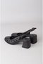 Seç 2625 Genuine Leather Heel-Style Women's Shoes (Heel Height: 6 cm) Black - 5