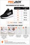 White and Black Four-Striped Lace-up Orthopedic Unisex Casual Sports Shoes - PJ100 - 3
