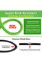 Soft & Flexible Pressure Washer Water Hose 1/4" * 15M/ 200Bar, Kink Resistant Extension Hose, Fit... - 4