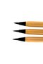 Brush Tip Ink-Filled, Brush Pen, Wolf Hair, with Chamber, Black-Chinese, Ceramic Tahrir Brush 3 Pcs - 5