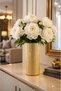 Crystal Vase Gold Coated •• Home Decoration Trend Vase Luxury Living Room Vase Console Desktop | |   Modern Vase Models Flower Vase Tabletop Vase Live Flower & Artificial Flower Balcony Decoration
