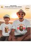 Father Son Combination 5 Star Lion Printed Fan T-Shirt/T-Shirt- (One Piece Price)