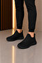 Laceless Knit Sneaker-Black - 3