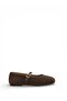 Women's Stylish Leather Ballet Flats - 5