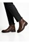 Men's Genuine Leather Boots - Fur-Lined, Cold and Water Resistant, Orthopedic, Non-Slip Sole Winter Shoes - 2