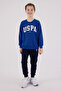 4-15 Years Old Licensed Us Polo Assn Boys Suit-Cobalt Blue