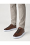 Men's Brown Genuine Leather Sports Casual Daily Shoes – Comfortable and Stylish Design - 2
