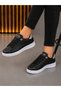 Unisex Faylon Sole Orthopedic Sports Shoes - Black White Stone - 3