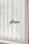 Silvery Heart Patterned Cream Tulle Curtain for Girls' Room, Ready to Use with Middle Pleated Honeycomb Top Cornice - 4