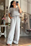 Gray Tomorrow Shiny Viscose Suit - 4