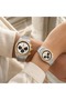Eclipse Couple Edition – Silver Radiance with Gold Detailing – 6-Hands Chronograph Watch - 6