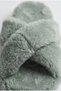Set of 3 Plush Cross-Strap Women's House Slippers Comfortable and Stylish Winter Lightweight Non-Slip - 6