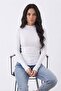 Basic High Neck Slim Fit Blouse