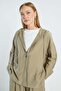Zippered Hooded 2-Piece Set - 2