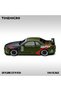Timemicro 1:64 Nissan Skyline Gt-R R34 Matte Green Disruption Hood and Trunk Openable Tm646317 - 4