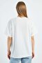 White Fox Printed Crew Neck T-Shirt - 7