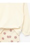Baby Girl Sweat Set 7Wmg10001Ak Beige - 3