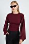 Drapeli Wide Sleeve Modal Blouse