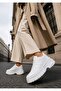 Women's Daily Use, 6 cm Elevated Sole, Lace-Up, Sports Sneakers - 7