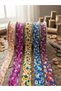 French Satin Floral Pattern Double-Sided Printed Ribbon / Special Occasion Decoration Ribbon 25mm 5 Colors 3 Yards