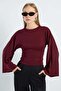 Drapeli Wide Sleeve Modal Blouse - 4
