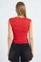 Slim Fit Blouse with Draped Sides - 8