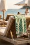 100% Cotton Peshtamal & Beach Towel Carnival Model Green - 90X170 cm - 2