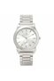 Minimal Men's Watch – 40mm Silver Sunray Dial, Small Seconds Sub-Dial, Quartz Movement