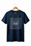 Unisex Geometric Wormhole Space Printed Street Style Y2K Street Wear 100% Cotton Crew Neck Basic Tshirt