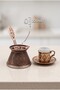 200 ml 3-4 Person Engraved Chubby Cast Steel Coffee Pot Induction Cooker Compatible - 2