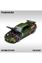 Timemicro 1:64 Nissan Skyline Gt-R R34 Matte Green Disruption Hood and Trunk Openable Tm646317 - 5