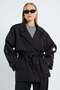 Beli Belted Double-Breasted Collar Oversize Trench Coat