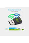 محول USB WiFi Bluetooth، جهاز استقبال خارجي للشبكة اللاسلكية ثنائي النطاق 2.4/5 جيجاهرتز بسرعة 600 ميجابت في الثانية - 5